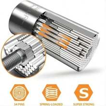 7-19mm Universal Torque Wrench Socket Head Multifunctional Socket Sleeve Portable Hand Tools Set Bushing Spanner Repair Kit