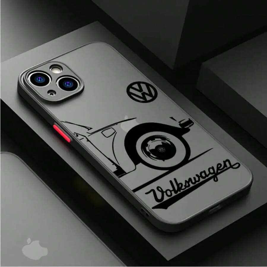 V-VW Cars Logo Phone Case For Apple  11 16 13 15 12 14 Pro Max 7 XR X XS 13 12 Mini 14 Plus 8 SE Cover,Covercompatible With  17 Case,  17 Pro Case,  17 Pro Max Case - NEW ARRIVALS01 - View 1
