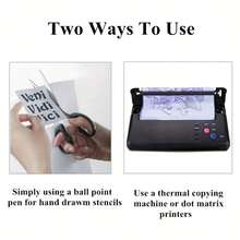 5/10/15/20/30/50/100 件纹身转印纸转印模板纸纹身复印机 4 层 A4 尺寸纹身师工具纹身用品 - 彩色 - 查看 8