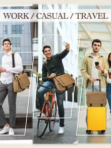 NEWHEY Nouveau sac fourre-tout en velours côtelé, sac de navetteur, grande capacité, sac d'école pour étudiant, sac à main d'épaule, sac bandoulière de travail simple, mode, décontracté, polyvalent, sac à main de couleur unie pour l'automne et l'hiver, sac décontracté élégant, sac de courses