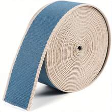 5 Yards Striped Webbing Nylon Webbing 1.5 Inch Webbing Belt Nylon Strap Purse Webbing Straps Ribbon - Blue - View 2