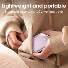 USB充电式便携式暖手宝，三档温度可调，持久保暖，冬季必备好礼，送给亲朋好友的理想之选。