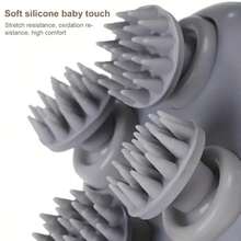 4头硅胶宠物爪按摩器：4个硅胶按摩头模仿人类手指，USB可充电手持式多功能头部揉捏按摩器 - 彩色 - 查看 7