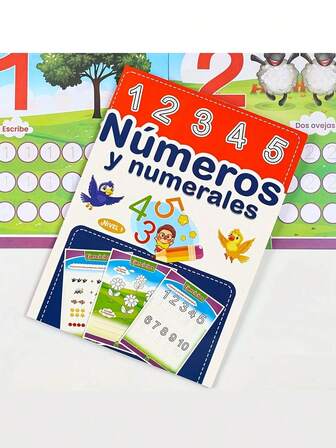Spanish Number Practice Workbook (For Preschoolers And Kindergarteners) - Interactive Learning Book With Tracing, Addition Activities, Spanish Numbers 1-40 - For Preschool, Home Classroom - A4 Size, Durable Design, For Elementary Students