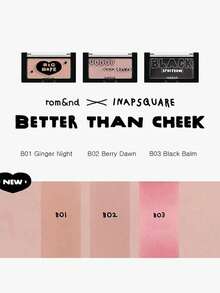 Rom&nd Romand X INAPSQUARE Matte Lipstick B03 Black, Blends Seamlessly With Skin For A Velvety Matte Finish, Gradual Tie Dye Effect, Warm Tone To Brighten Complexion, Waterproof And Sweat-Resistant, Suitable For Dry Skin, 5-Second Quick Radiance, Brightens Eye Area, Tie Dye Embossed Packaging, Color Intensity Guide, Korean Cosmetics, 2.7g/0.095oz - B03 DẦU ĐEN - Xem 7