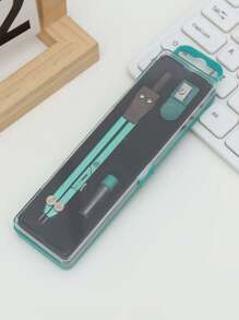 1 قطعة، طقم 3 قطع بوصلة ملونة، بوصلة من سبيكة الألومنيوم الملونة للطلاب للرسم والتصميم والتخطيط، طقم 3 قطع