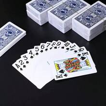 Waterproof Standard Playing Cards Set For Adults With Durable , Anti-Bend Paper Material, Ideal For Party Entertainment And Card Games, Age 14+, Multiple Decks (Pcs/Set) - Multicolor - View 1