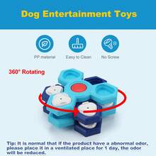 1 Stück Mehrstufiger drehbarer Puzzle-Futternapf, interaktives Haustier-Spielzeug, Anti-Würge-Langsam-Fütterungsrotationsschale, Hunde-Intelligenztrainings-Spielzeug