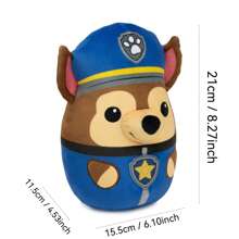 Spin Master Chase Squish Plush, Official Toy From The Hit Cartoon, Squishy Stuffed Animal For Ages 1 And Up, 8" - CHASE - View 6