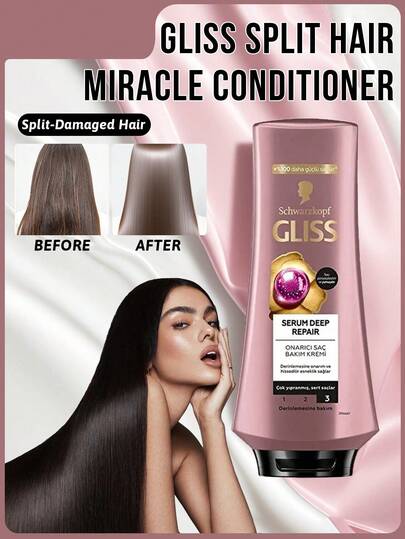 Schwarzkopf 修复损伤，恢复头发强度，减少分叉，增强光泽，改善干燥和卷曲的头发，提供深层调理，修复分叉，强化头发纤维，使头发更光滑有光泽，增强头发的自然光泽，适用于受损发质、干燥发质、卷曲发质、染色发质、热定型发质、日常护理、造型后、染色后护理