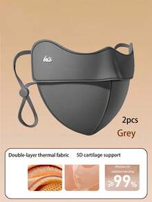 Comfortable & Fashionable Women's Face Mask - Windproof, Thick 3D Warm, With Ear Hooks, Nylon Material, Washable, Warm Protective Mask For Women, Highly Attractive, Autumn/Winter Windproof & Cold-Proof, Eye-Caring