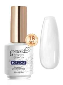 2支装18毫升底胶和免擦洗封层套装 - 光泽持久，可卸除LED美甲灯，底胶和封层打造完美美甲造型，女士美甲礼物，1/2/3支装底胶+免擦洗封层+哑光封层 - 無色 - 查看 11