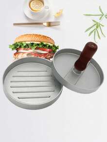 1 pieza Molde para hamburguesas, herramienta y accesorio de cocina, adecuado para fiestas, reuniones, comidas familiares y hamburguesas caseras