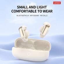 Lenovo Earbuds EA400 Bluetooth Wireless Earbuds TWS Open Type Earphone Bluetooth 5.4 Touch Control Long Battery Life With Mic - Một cỡ - Xem 2