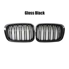 Pair Double-Line Glossy Black Style Car Front Kidney Grille Slat Style Grill For BMW E46 4 Doors 1998 1999 2000 2001 Car Styling - Glossy Black - View 6