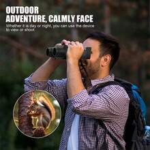 4K Night Vision Goggles Binoculars With LCD Screen 4K Night Vision Binoculars For Adults, Dual Night Vision Modes Binoculars With 4000mAh Battery, 64GB SD Card Included For Adventure And Surveillance,Tracking Up To 500 Meters