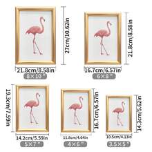 1 pièce ou 5 pièces Cadre photo minimaliste de haute qualité, facile à installer, convient pour la décoration de la maison, Halloween, Noël. Peut afficher des paysages, des photos, des portraits