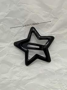 40pcs/Set Y2K Black, White, Beige Multi-Color Star Hair Clips, Satisfy Various Matching Needs, Add Cute And Vibrant Touches To Hairstyles - Suitable For Girls And Women, Daily, Weekend Outings, Birthday Parties, Easily Enhance Your Look And Create A Sweet, Adorable Image, Claw Clips, Hair Slide, Hair Barrettes, Head Accessories, Hair Accessories For Women - Multicolor - View 10