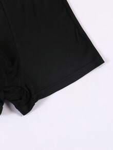 Cuecas masculinas personalizadas com foto/texto/nome/padrão, roupa íntima casual elástica e confortável