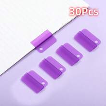 5/15/30/50个彩色索引夹、多功能书签、高品质文件分隔符、回形针 - 彩色 - 查看 23