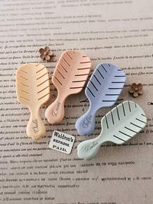 1pc Customized Name Children Hair Accessory Comb, Personalized Girl Hair Decor Hair Brush, Customized Name Friend Gift Family Gift Girl Mother Teacher Gift, Hair Brush, Hair Comb - Multicolor - View 4