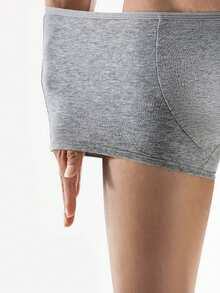 5pcs/Pack Disposable Men's Underwear, Convenient For Travel And Activities, Seamless Briefs - Grey - View 4