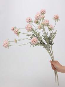 1pc 3 Heads Artificial Foxgloves Flowers - Realistic Pink & White Plastic Stems, No Maintenance Home Decor For Easter Graduation - Tabletop Centerpiece, Living Room, Bedroom, Kitchen - No Vase Included, Versatile Christmas Decoration Wedding Fall Decor Home Decoration Artificial Flowers - Multicolor - View 9