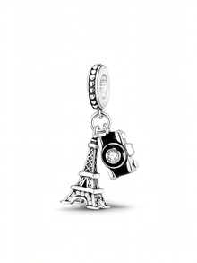 1Count Landmark Building Series Pendants, Camera Tower, Love And Freedom Journey, Notre Dame Cathedral, Colosseum, Arc De Triomphe, Italy Suitable For Women's DIY Bracelets, Necklaces And Other Jewelry Making Pendants, Suitable For Men And Women Jewelry Gifts; Holiday Gifts