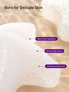 Philips Avent Avent 3Pcs Baby Bath Sponge - Ultra Soft Baby Sponge For Bathing - Natural Konjac Kids Bath Sponges For Infants, Toddler Bath Time