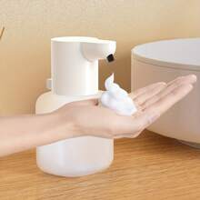 No-Touch Foam Soap Dispenser, Automatic Liquid Soap Dispenser, Automatic Soap Dispenser, Kitchen Soap Dispenser, Soap Dispenser, Striped Soap Dispenser, 4-Level Adjustable Foam Hand Soap, Wall-Mounted Or Countertop, 13.5oz Electric Foaming Soap Dispenser, Suitable For Bathroom, Kitchen, Restroom, School, Hotel, Public Places, Essential For Halloween And Christmas - BFP3N - View 18