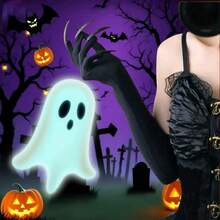 1 Pair Halloween Long Vampire Claw Gloves, Stretchy Sexy Witch Cosplay Prop Gloves, Suitable For Party Performance - Multicolor - View 6