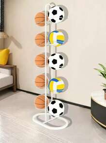 多功能金属室内篮球架，可容纳篮球、足球和排球