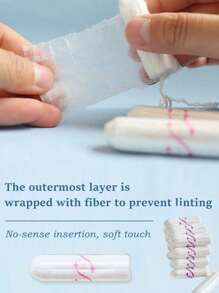 18 unidades, Tampones, Toallas sanitarias para mujeres, Altamente absorbentes, a prueba de fugas, transpirables, inodoras, no contienen blanqueador de cloro, fragancias ni tintes, para nadar