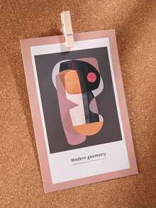 20pcs Creative Wooden Clips, Photo Clips, Cork Board Pins, Multipurpose Pins Suitable For Cork Board And Bulletin Board, Office And Classroom Decor - Multicolor - View 8