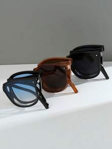 3pcs/2pcs Foldable Fashion Fashion Glasses For Women, High-End Fashion Glasses, New Style