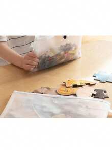 5-częściowa przezroczysta torba na dokumenty z siatki z zamkiem błyskawicznym, woreczek na dokumenty, torba na zabawki, piórnik, nylonowa, oddychająca torba informacyjna, przezroczysta torba na długopisy