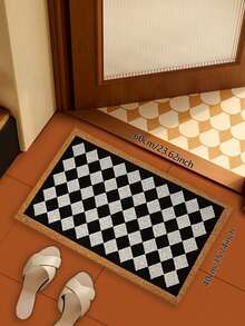 1 قطعة بساط مخملي مطبوع بنقش بصمة كلب وحرف، مناسب لغرفة المعيشة والنوم وطاولة القهوة والبساط العادي، مانع للانزلاق، ديكور منزلي، مدخل، مطبخ، غرفة الأطفال، قابل للغسيل، متعدد الأحجام والألوان، إصدار محدود للأعياد