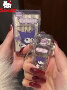 Sanrio 1 Piece Hello Kitty Cartoon Portable Cigarette Case (Without Lighter), Creative And Personalized Storage For 20 Cigarettes, Transparent Plastic Material Flip Design, Cigarette Storage Box, Cute Cartoon Cigarette Case, Transparent Cigarette Case With Friends, Smoking Equipment Storage Box, Innovative Design Flip Cover, Back To School, Party Supplies