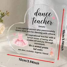 Centros de mesa, regalos únicos para maestros - Decoración de escritorio para maestros de danza, decoración de oficina para mujeres, decoración de habitación linda, decoración del hogar estética, regalos únicos para el cumpleaños de mujeres, regalos para maestros