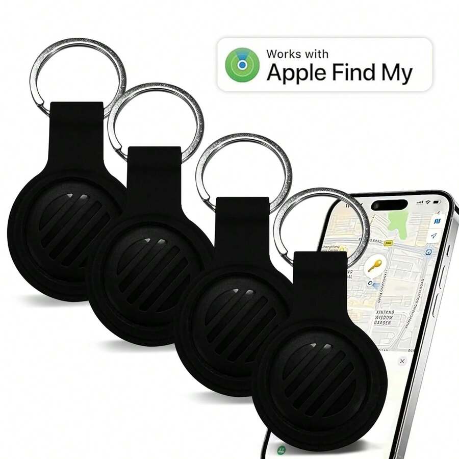Air Tracker Tag Compatible With Apple 1/2/4 Packs (IOS Only), Item Finders For Keys, Luggage, Pets, Item Locator, Worldwide Key Finder Tracking Tags Compatible With Iphone Works With "Find My" App - ET-multicolor - View 1