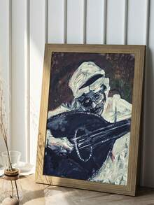 抽象复古帆布墙面装饰挂画、塔拉尔·玛达海报、墙面艺术、家庭客厅办公室装饰、无框、家居装饰材料 - 彩色 - 查看 14