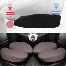 1pc/2pcs Durable & Comfortable Memory Foam Luxury Seat Cushion, Unique Design To Relieve Sitting Bone, Coccyx And Tailbone Pain, Suitable For Car, RV, Office Chair, Sofa