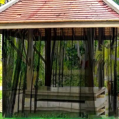 1pc Universal Garden Patio Mosquito Net, Outdoor Sealed Mesh Bug & Insect Proof, Indoor Mosquito Net, Patio Screen, Bird & Insect Net, Suitable For Yard, Garden, Vegetable Garden, Balcony, Porch, Gazebo, RV, Camping | Outdoor Bug Barrier | Essential For Decorative Tent, - Breathable Polyester, Foldable & Washable - Lightweight Outdoor Protection, Patio Mosquito Net, High-Quality Polyester Functional Outdoor Fabric, Easy Storage, Sturdy Structure, Patio Protective Screen