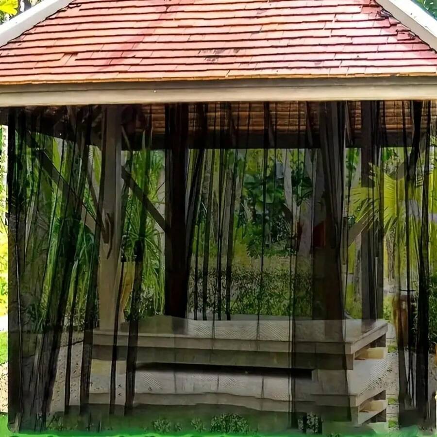 1pc Universal Garden Patio Mosquito Net, Outdoor Sealed Mesh Bug & Insect Proof, Indoor Mosquito Net, Patio Screen, Bird & Insect Net, Suitable For Yard, Garden, Vegetable Garden, Balcony, Porch, Gazebo, RV, Camping | Outdoor Bug Barrier | Essential For Decorative Tent, - Breathable Polyester, Foldable & Washable - Lightweight Outdoor Protection, Patio Mosquito Net, High-Quality Polyester Functional Outdoor Fabric, Easy Storage, Sturdy Structure, Patio Protective Screen