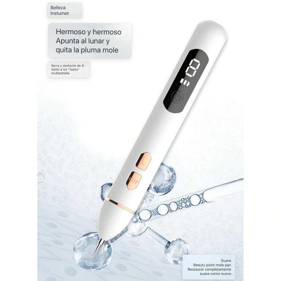 Herramienta Para Quitar Verrugas Pluma Cauterizador - Blanco - Ver 1