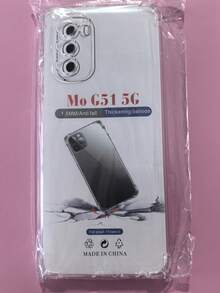 1 件透明手机壳适用于 Moto、OnePlus、Nothing 系列，简约纯色手机保护套，轻巧防摔 TPU 外壳（军用级防摔保护）防水防震防刮 - 無色 - 查看 54