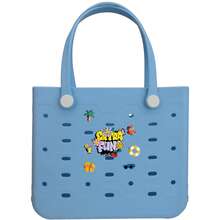 Multi-Size Rubber Women's Beach Bag, EVA Waterproof And Durable Shoulder Tote Bag, Fashionable And Casual, A Lightweight Handbag And Shopping Bag With Multiple Colors Available, Suitable For Beach, Swimming Pool, Vacation Travel - Large/Medium/Small - 彩色 - 查看 17