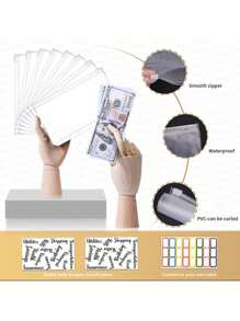 预算活页夹，A6预算计划笔记本，带现金拉链信封，内含12张预算卡和现金信封，用于管理预算和储蓄的预算活页夹 - A6 - 查看 9