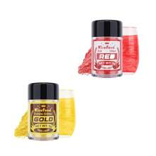 10 Colors Luster Dust Edible Set, Glitter Drink Edible Glitter For Cocktails Baking Dessert Decoration, Glitter Shimmer Sprinkle Powder For Drinks, Baking, Beverages, Cakes, Strawberries, Fondant, Vegan