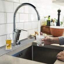 1pc Silicone Sink Drain Mat, Splash Guard For Faucet, Waterproof Drying Mat For Kitchen And Bathroom Countertops, Home Decor,Non-Slip Kitchen Mats For Sink Side, Natural And Hygienic Kitchen Essential For Home And Kitchen Room Decor, Part Of Your Cozy Fall& Winter Styles And Christmas Decorations - Multicolor - View 5